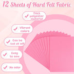 NEBURORA 12 Pcs 2mm Thick Stiff Felt Sheets - Image 5