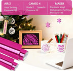 WRAPXPERT Pink Permanent Vinyl Chrome, Chrome Mirror Metallic Hot Pink - Image 4