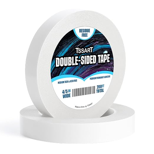 Ultra-Thin Permanent Double-Sided Tape by TSSARTtape