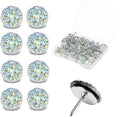 40 Diamond Pins Set, Decorative Push Thumbtacks by Unknown