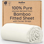 Bambaw 100% Viscose Derived from Bamboo King Fitted Sheet by Bambaw