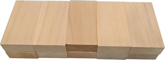 10PCS Basswood Carving Blocks, Whittling Wood Carving Kit, Unfinished Wooden - Image 2
