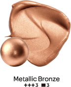 Nicpro Metallic Bronze Acrylic Paint, 8.45oz/250ml Bronze Craft Paint | Large - Image 2