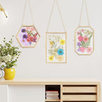Lujechii 3 Pcs Double Glass Pressed Flower Frame, - Image 7