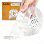 Double Sided Tape Heavy Duty for Wall Decor No Damage to Paint, Nano Two Sided by Coipdfty