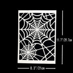 TIAMECH 6 Pcs A4 Reusable Mosaic Graffiti Stencils - Image 6