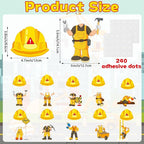 60pcs Construct Theme Cutouts Construction Helmet Bulletin Board Decorations - Image 2