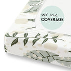 Yoofoss Pack and Play Sheets Fitted, Mini Crib Sheets 2-Pack - Image 6