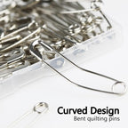 Quilt Safety Pin Curve 28mm 32mm 38mm 54mm Assorted Sizes Sewing Supply Large - Image 6