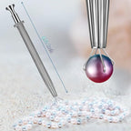 Honoson 3 Pack Diamond Tweezers Gem Stone Jewelry Locking Tweezers Stainless - Image 2