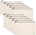 Legigo Blank Canvas Bag Zipper Pouch Makeup Bags Bulk by Legigo