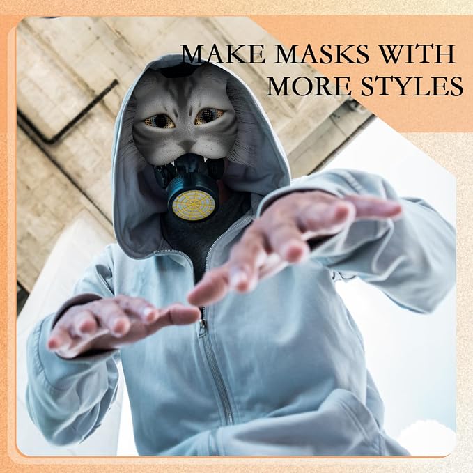Seenelling DIY Therian Mask Kit Blank Cat Mask - Image 4