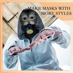 Seenelling DIY Therian Mask Kit Blank Cat Mask - Image 4
