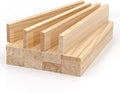 Wood Strips Slats for Wall, Square Wooden Dowels for Crafts 1/4"x 1" x 6" by Unknown