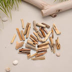 20 Pcs Natural Driftwood Pieces Branch Slices Craft Sticks Beach Decor - Image 2