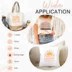 Tintnut Peach Heat Transfer Vinyl, 10inx6ft Iron on Vinyl | Neutral boho PU HTV - Image 5