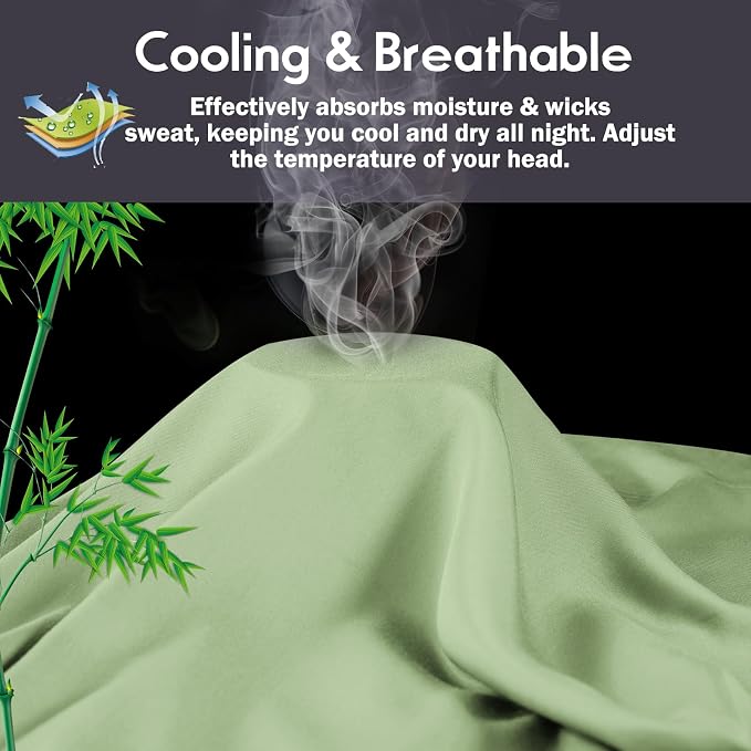 Body Pillowcase with Zipper Cooling Viscose from Bamboo Zippered Pillowcases - Image 3