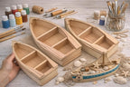 Unfinished Wooden Boat 2 Pack - Image 4