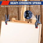 WORKPRO Spring Clamp Set 16-Piece 3-3/8" Adjustable Jaw Pads | Durable Nylon: - Image 6