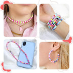 Redtwo 30000 Pcs Clay Beads Bracelet Making Kit, 9 Boxes 192 Colors Friendship - Image 4