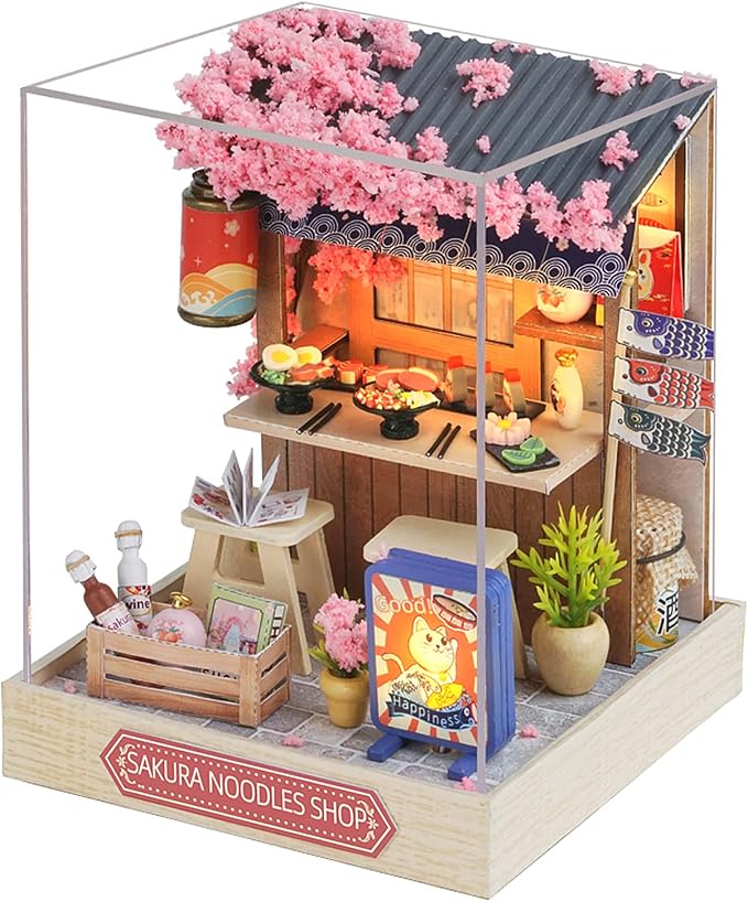 CUTEROOM DIY Doll House Miniature Furniture Wooden House Kit by CUTEROOM