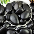 YISZM 40lbs Black Rocks for Landscaping, 2-3 Inch High Polished Pebbles Natural by YISZM-ForYourNaturalLife