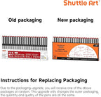 Shuttle Art RollerBall Pens, 25 Pack Red Fine Point Roller Ball Pens, 0.5mm - Image 8