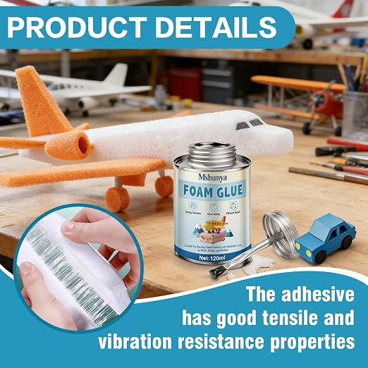 Foam Glue, Strong Adhesion, Quick-Drying, Transparent, Waterproof, Flexible | - Image 6