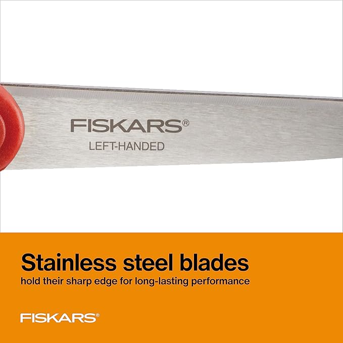 Fiskars Left-Handed Scissors, Precision Cutting - Image 4
