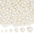 6000PCS Pearls for Crafting, Ivory No Hole Beads for Centerpieces Vases by Unknown