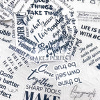 50Pcs Motivational Transparent Quote Stickers - Image 2
