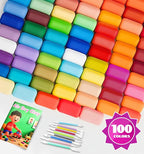 Air Dry Clay 100 Colors Foam Clay Non-Sticky Soft Air Dry Foam Clay, Moldable - Image 2