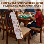 Pink and White Striped Mahjong Mat Bag - Image 5