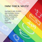 Cutting Board Mats Flexible Plastic Colored Mats - Image 5