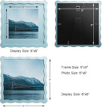 8X8 Wavy Picture Frame With Mat - Image 3