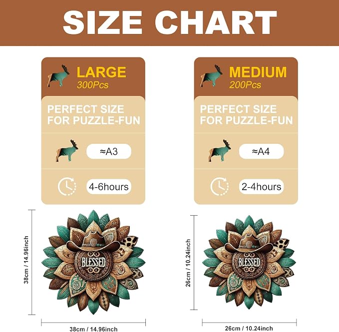 200 Pieces Blessed Wooden Puzzles - Image 4