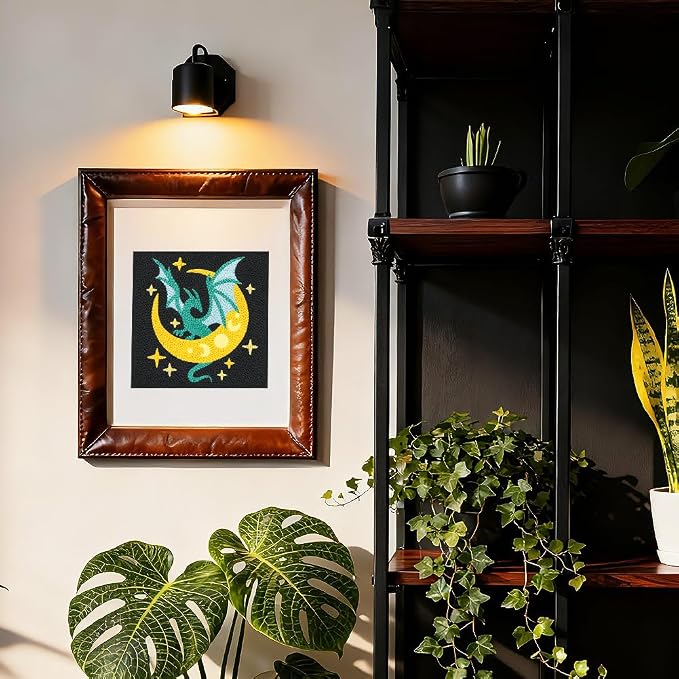 Doodlream Dragon Moon DIY Punch Needle Embroidery Kit - Image 5