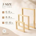 12 Pcs Stretcher Bars for Needlework, 3 Sizes Needlepoint Stretcher Bars Set - Image 3