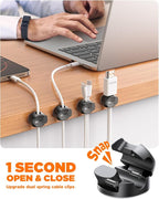 12Pack Cord Organizer Cable Clips - Image 2