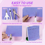 XSEINO 13 Rolls Lavender Felt Fabric, Lavender Series Colors Soft Nonwoven - Image 4