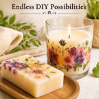 80Pcs Dried Pressed Flowers for Resin, Real Natural Flowers & Leaves Set - Image 4
