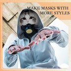 Seenelling DIY Therian Mask Kit Blank Cat Mask - Image 5