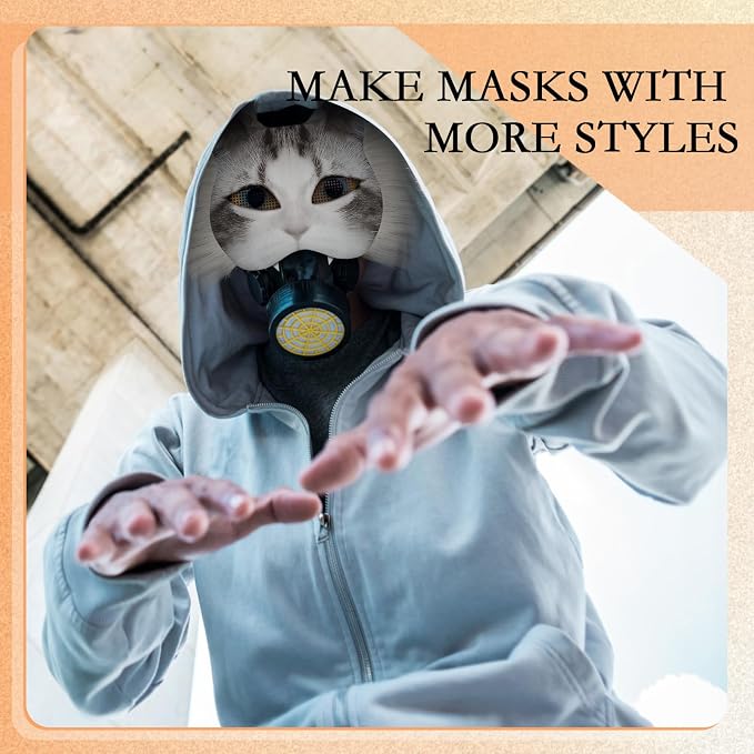 Seenelling DIY Therian Mask Kit Blank Cat Mask - Image 5