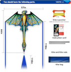 SGftre Complete Kite with Handle, Line & Accessories, Family Outdoor Activities - Image 3