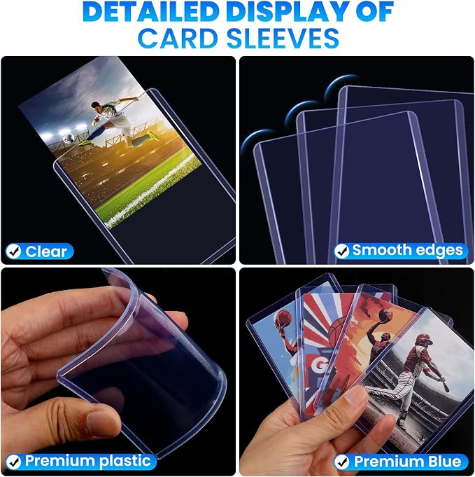 600 Card Sleeves Top Loaders for Cards, Baseball Card Protectors, Trading Card - Image 4