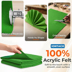 IONTACH 18" X 18" Soft Felt Sheets 1.6mm Thick | Acrylic Felt Fabric Sheets - Image 3