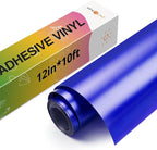 HTVRONT Blue Metallic Permanent Vinyl by HTVRONT