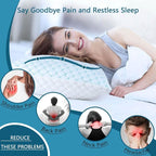 Cooling Pillows for Sleeping, Shredded Memory Foam Cooling Pillow for Hot - Image 7