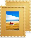 8X10 Wavy Picture Frame With Mat by Unknown