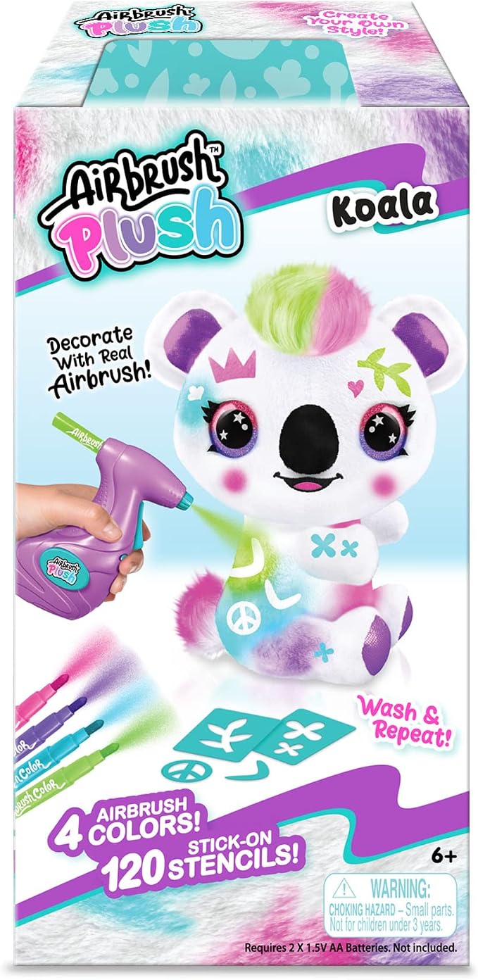 Canal Toys Personalize Airbrush Plush Large Koala! Decorate, Repeat! Customize by CanalToysUSALtd
